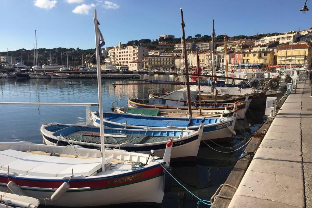 Cassis Grande Terrasse Emplacement Au Top A 1 Minute De La Plage A Pieds Bagian luar foto