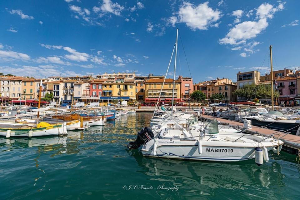 Cassis Grande Terrasse Emplacement Au Top A 1 Minute De La Plage A Pieds Bagian luar foto